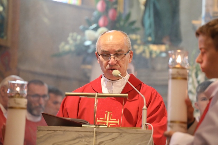 Proboszcz czanieckiej parafii ks. kan. Wiesław Ostrowski dziękował za wspólną modlitwę.