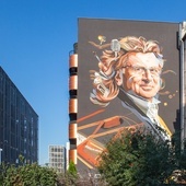 Katowice. Mural ze Zbigniewem Wodeckim odsłonięty