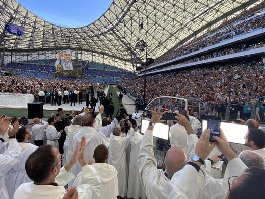 Uroczysty wjazd papieża Franciszka