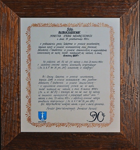 90-lecie praw miejskich Zakopanego 