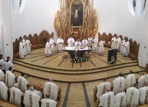 Msza św. dziękczynna w kaplicy WSD w Tarnowie.