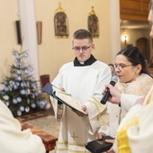 Małgorzata Przybylska podczas konsekracji.