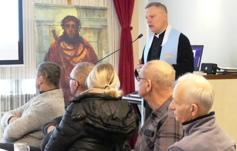 Rekolekcje diakonii wyzwolenia z obrazem Ecce Homo w Bielsku-Białej