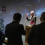 Spotkanie świąteczne z abp. Adrianem Galbasem w auli WTL UŚ, 21 grudnia 2023 r.