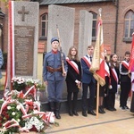Uroczystość w Święto Niepodległości w Żeleźnikowej Wielkiej.
