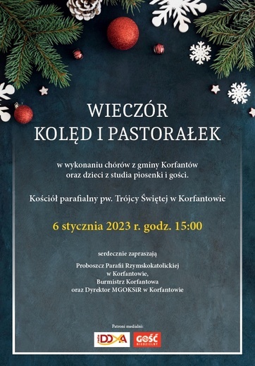 Wieczór kolęd i pastorałek w Korfantowie