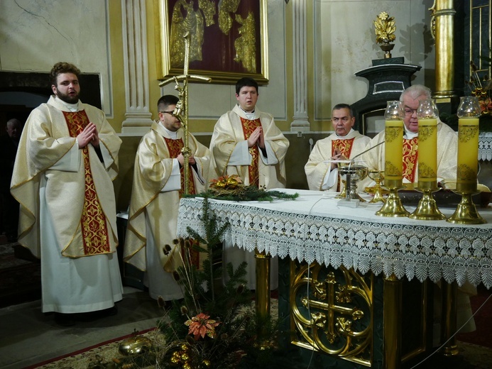 Eucharystia w kościele pw. św. Anny na Bocheńcu.