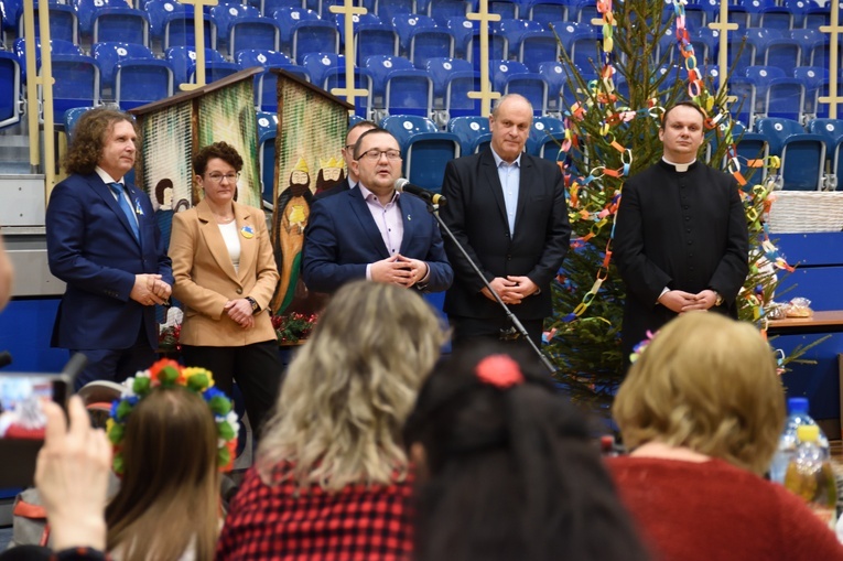 Ukraińcy na spotkaniu wigilijnym w Sopocie