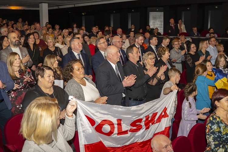 Na widowni zasiedli mieszkający łódzkiego, a także Ukraińcy, dla których koncert był okazją do kontaktu z rodzimą kulturą.