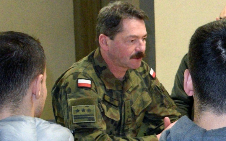 Płk Witold Bubak, dowódca 6 Mazowieckiej Brygady Obrony Terytorialnej.
