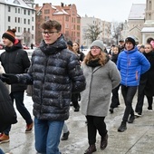 Ruda Śl. Uczniowie zatańczyli poloneza na 94 dni przed maturą