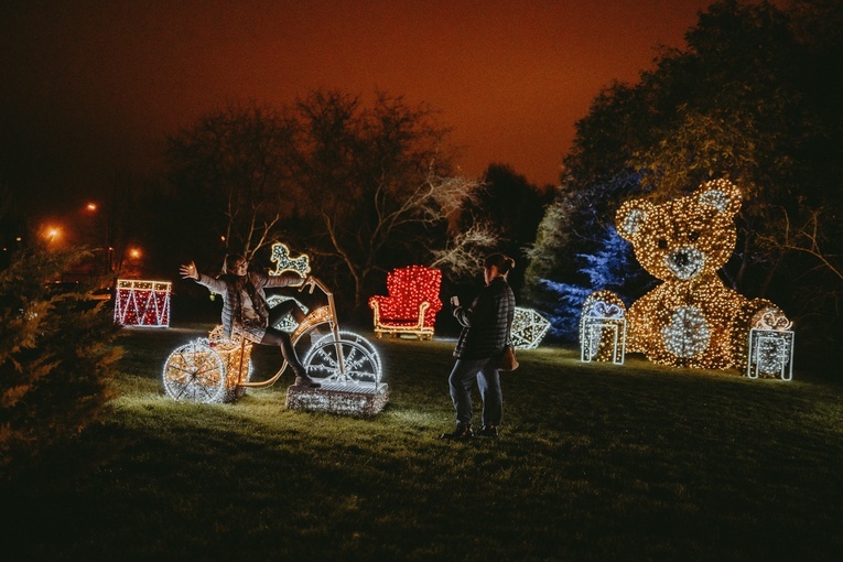 Park iluminacji w Lublinie można zwiedzać do 14 lutego.