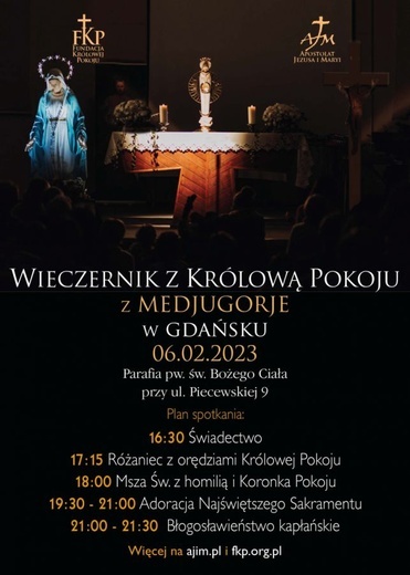 Wieczernik z Królową Pokoju w Gdańsku