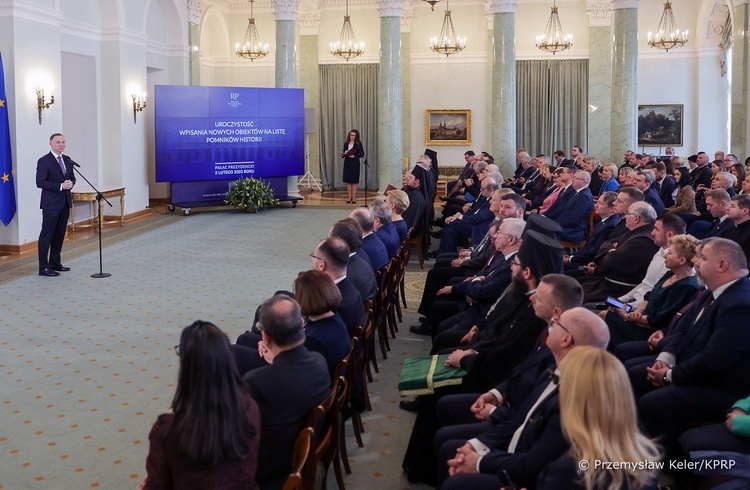 Uroczystość odbyła się w Pałacu Prezydenckim.