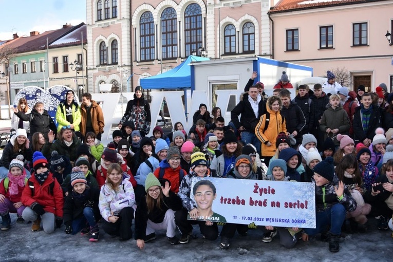 Pierwsze dni zimowiska z ks. Marcinem Zawadą