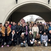 Przy sanktuarium w Skarżysku-Kamiennej.