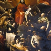 Giuseppe Maria Crespi
MADONNA Z DZIECIĄTKIEM ORAZ ŚWIĘTYMI ALOJZYM GONZAGĄ  I STANISŁAWEM KOSTKĄ
olej na płótnie, ok. 1730 – ok. 1740
Galeria Narodowa, Parma