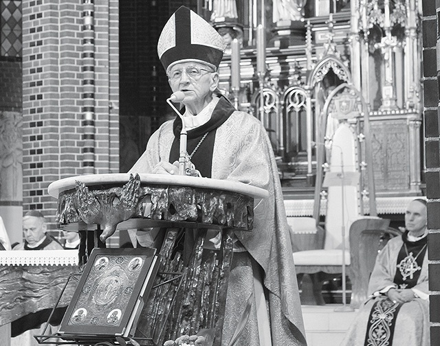 ▲	W katedrze gliwickiej 29 czerwca 2018 r. w 60. rocznicę święceń kapłańskich. 