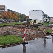 Budowa parkingu została wstrzymana.