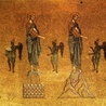Bazylika św. Marka w Wenecji, mozaika przedstawiająca kuszenie Jezusa.