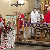 Msza św. przy relikwiach męczenników w Dzierzgoniu.