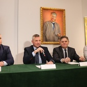 W konferencji udział wzięli: (od lewej) Adam Duszyk, Rafał Rajkowski, Leszek Ruszczyk i Damian Jendrzejczyk.