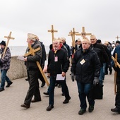 Trasa po piaszczystej plaży nie była łatwa i liczyła kilka kilometrów.