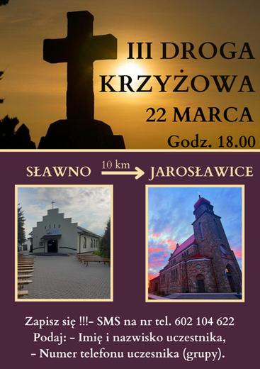 Droga Krzyżowa ze Sławna do Jarosławic