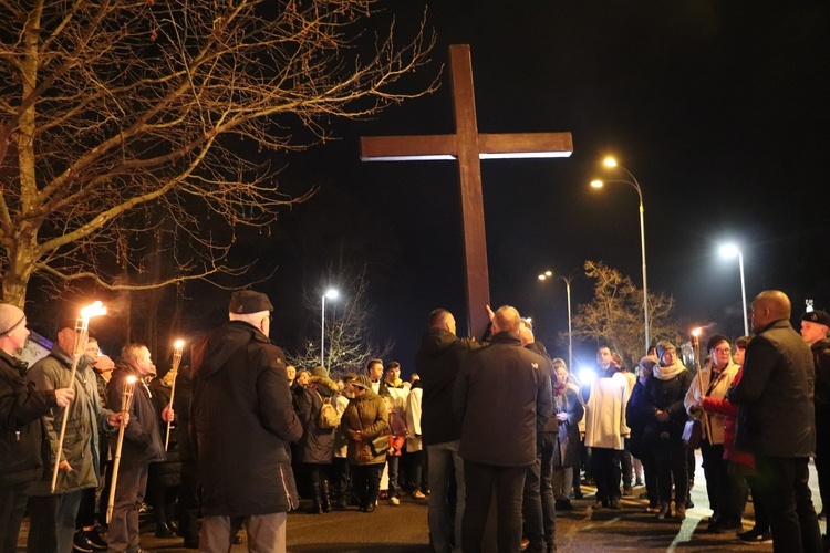 Po raz kolejny w Drodze Krzyzówej ulicami Skierniewic uczestniczyli wierni z parafii św. Jakuba Ap.