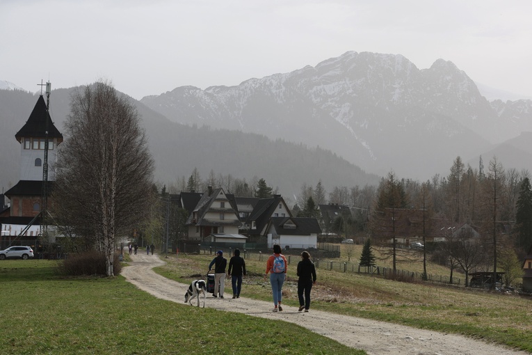 Saharyjski pył nad Giewontem