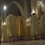 Wigilia Paschalna w katedrze Opieki Najświętszej Maryi Panny w Radomiu