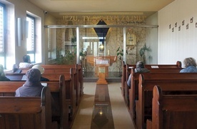 	Kaplica w kościele Miłosierdzia Bożego na osiedlu Obrońców Pokoju. 