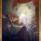 „Chrystus łamiący chleb”, Ignác Viktorin Raab, 2. poł. XVIII w. (depozyt z parafii św. Marcina w Stanicy).