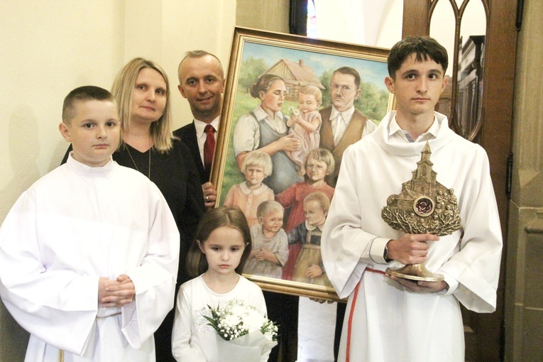 Peregrynacja błogosławionej rodziny Ulmów. Stacja - Grybów