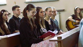 W Oazie Modlitwy uczestniczyli młodzi z różnych stron diecezji. 