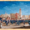 Przysięga Tadeusza Kościuszki  na krakowskim rynku 24 marca 1794 r., od której rozpoczęło się powstanie przeciwko Rosjanom, nazwane Insurekcją kościuszkowską.