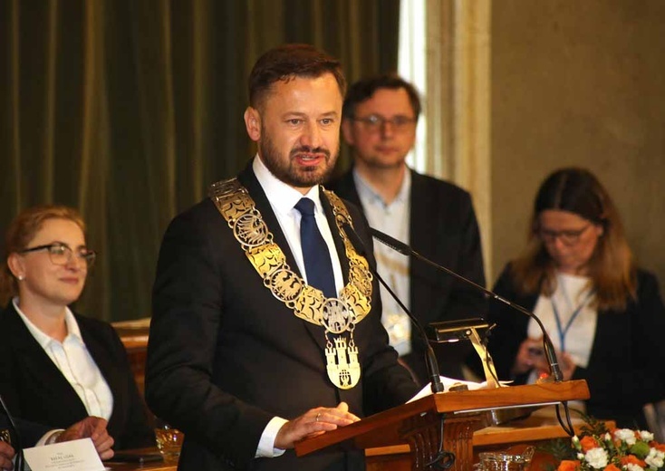 Zaprzysiężenie nowego prezydenta Krakowa