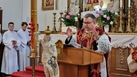 W kościele pw. Krzyża Świętego liturgii przewodniczył ks. Julian Nastałek.
