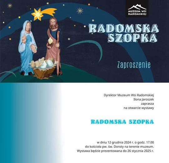 Radomski skansen zaprasza na otwarcie radomskiej szopki