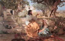 Chrystus z Martą i Marią