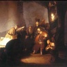  Rembrandt, Judasz oddaje trzydzieści srebrników