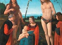 Giovanni Antonio Boltraffio, &#8222;Matka Boża z Dzieciątkiem, św. Janem Chrzcicielem i św. Sebastianem&#8221;