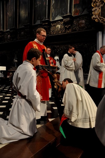 Liturgia wielkopiątkowa z adoracją krzyża 