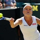 Agnieszka Radwańska w ćwierćfinale Wimbledonu.