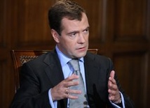 Prezydent Dimitrij Miedwiediew
