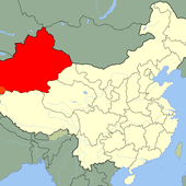 Chiny. Prowincja Sinkiang.