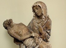 Pieta - XV-wieczna rzeźba skradziona w Świerczowie (opolskie) w 1995r.