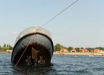 U wybrzeży Helu zatopiono statek