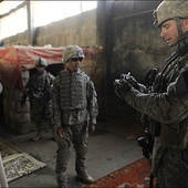 Patrol wojskowy w Bagdadzie