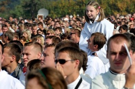 Pielgrzymi na spotkaniu z Papieżem